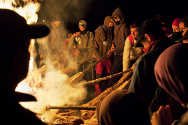 Camí de foc, Barruera imatge